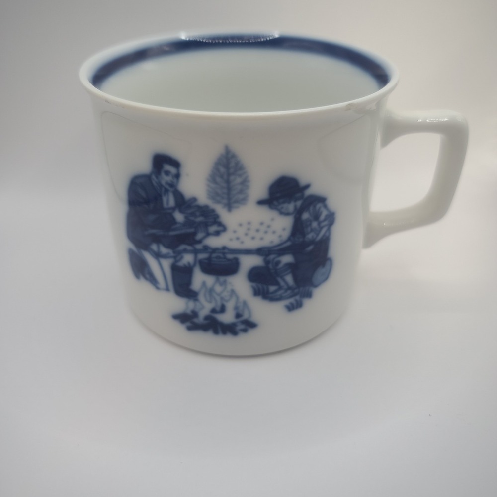 Vintage 1972 limited First edition Father's Day mug Porsgrund in Norway- Camping
